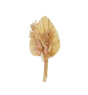 Palm Mini Bouquet 20cm Pink Ivory
