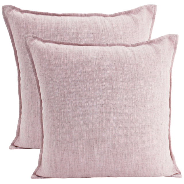 Linen Baby Pink Cushion 45x45cm