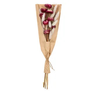 Petra Dried Flower Bouquet 45cm Lilac