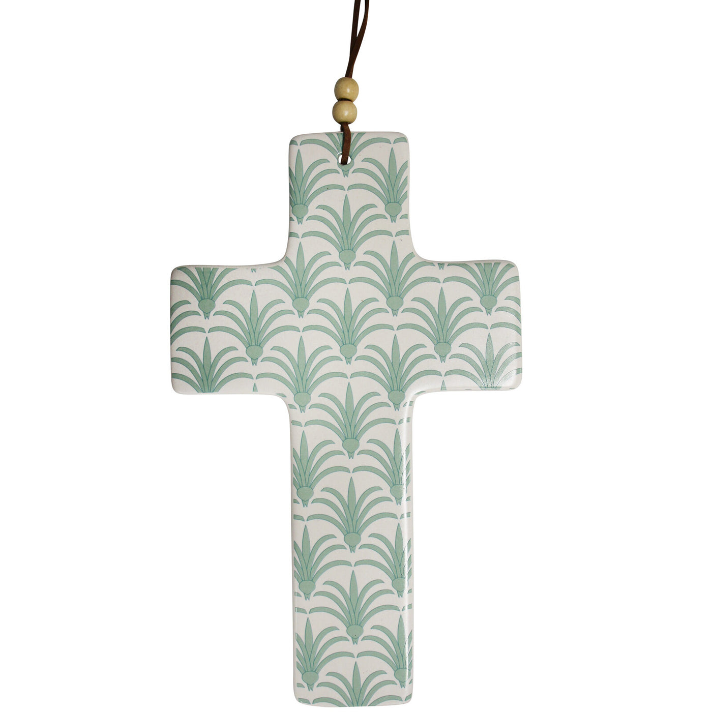 Hanging Cross Abstract Palm Large