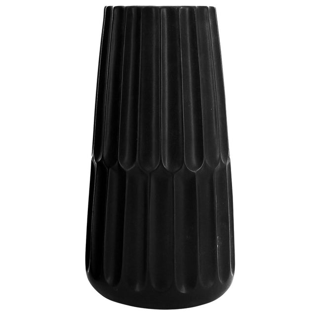 Pare Vase Matt Black 18x34cm