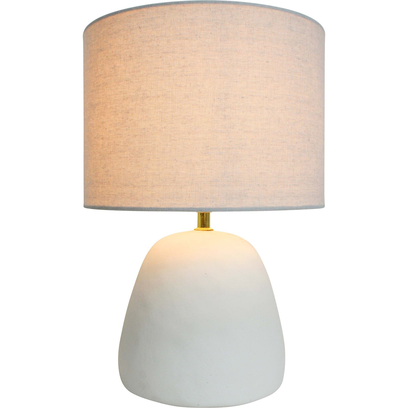 Lamp Pebble White 28x28x42Ccm