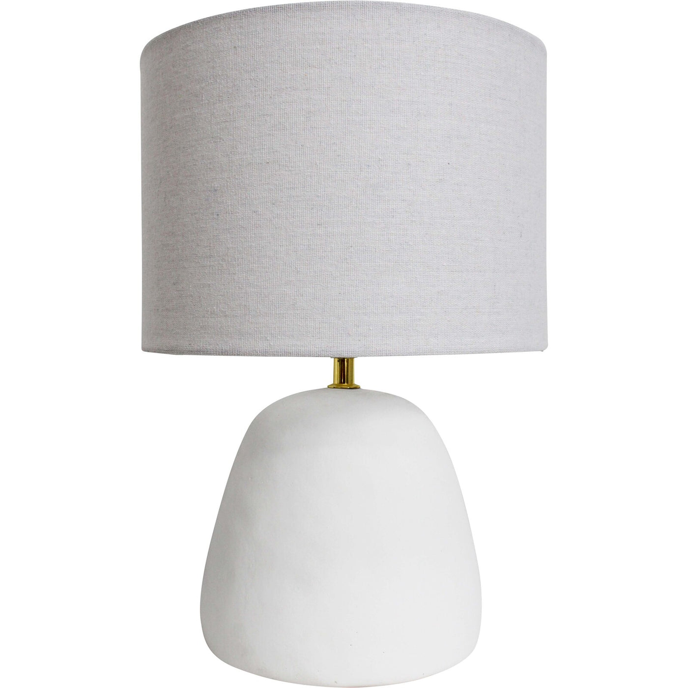 Lamp Pebble White 28x28x42Ccm