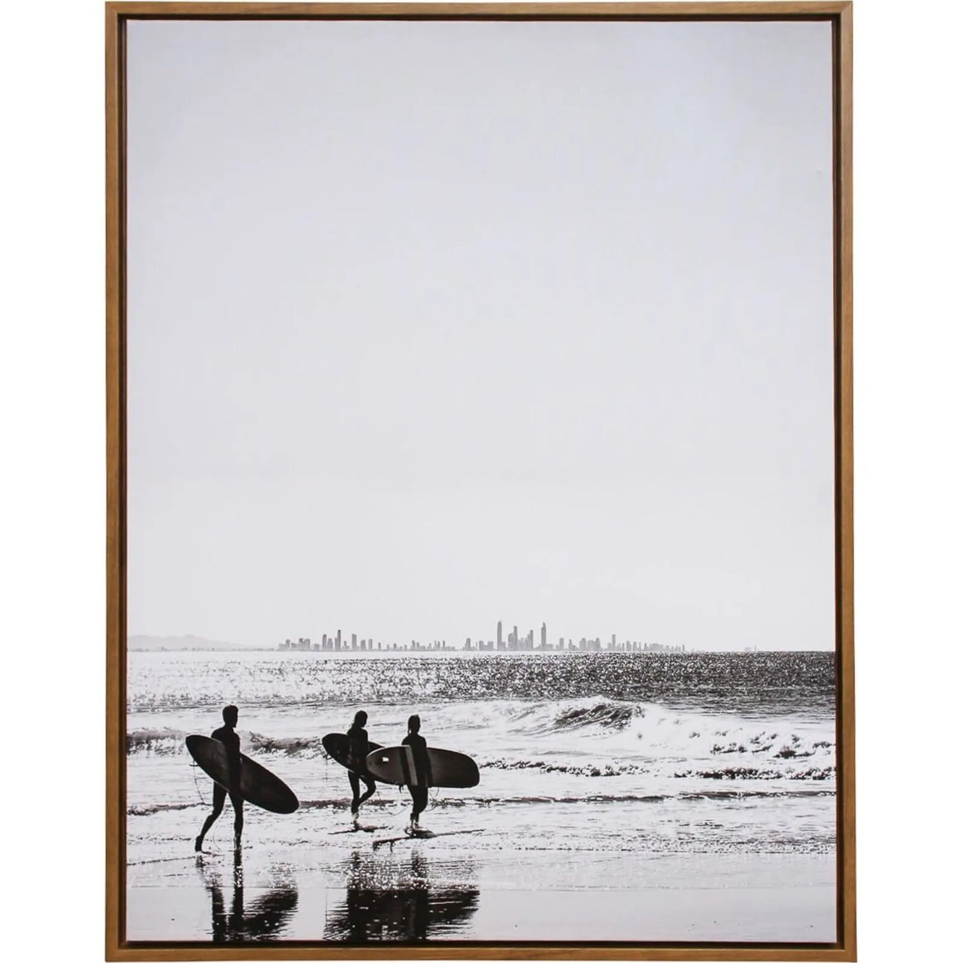 Framed Canvas Surfers 6 70x90cm