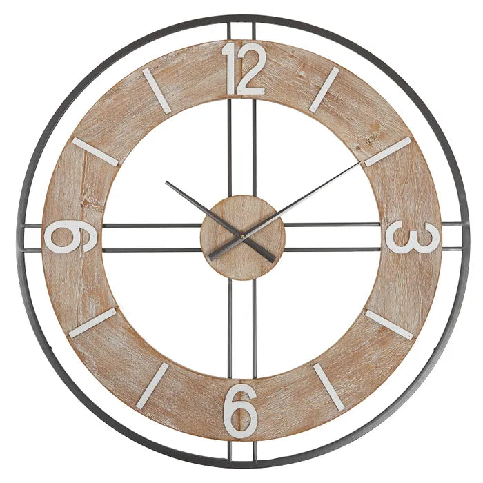 Marino Metal/MDF Clock 80cm