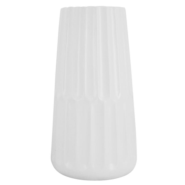 Pare Vase Matt White 18x34cm