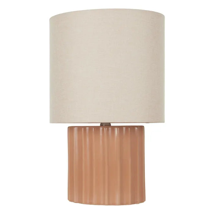 Sahara Ceramic Table Lamp 26x42cm Tan