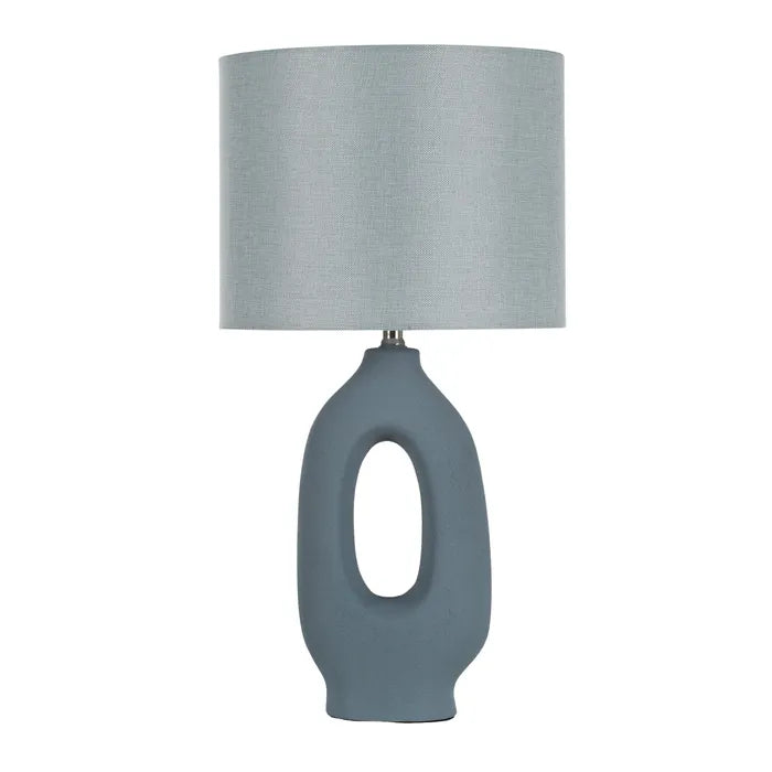Lissa Ceramic Table Lamp 35.5x66cm Grey