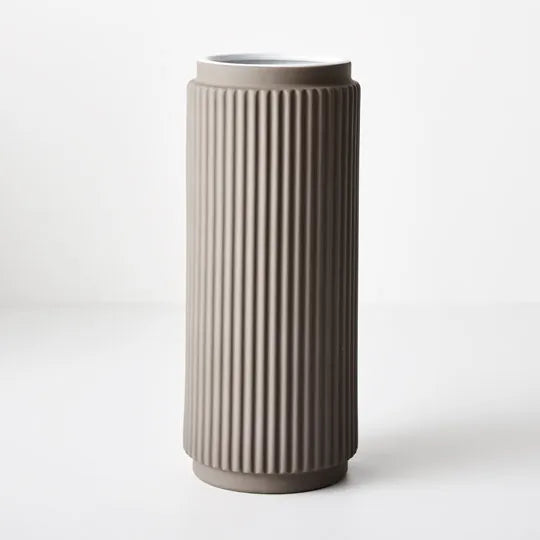 Culotta Vase Grey 25cmh x 12.5cmd