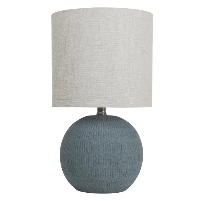 Cullen Ceramic Table Lamp 25x45cm Blue