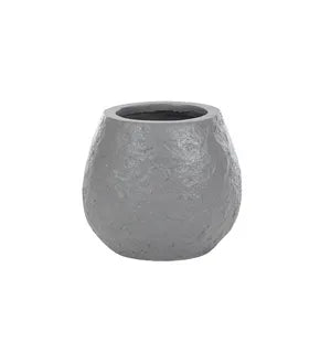 Reva Composite Pot 11.5x14cm Grey*