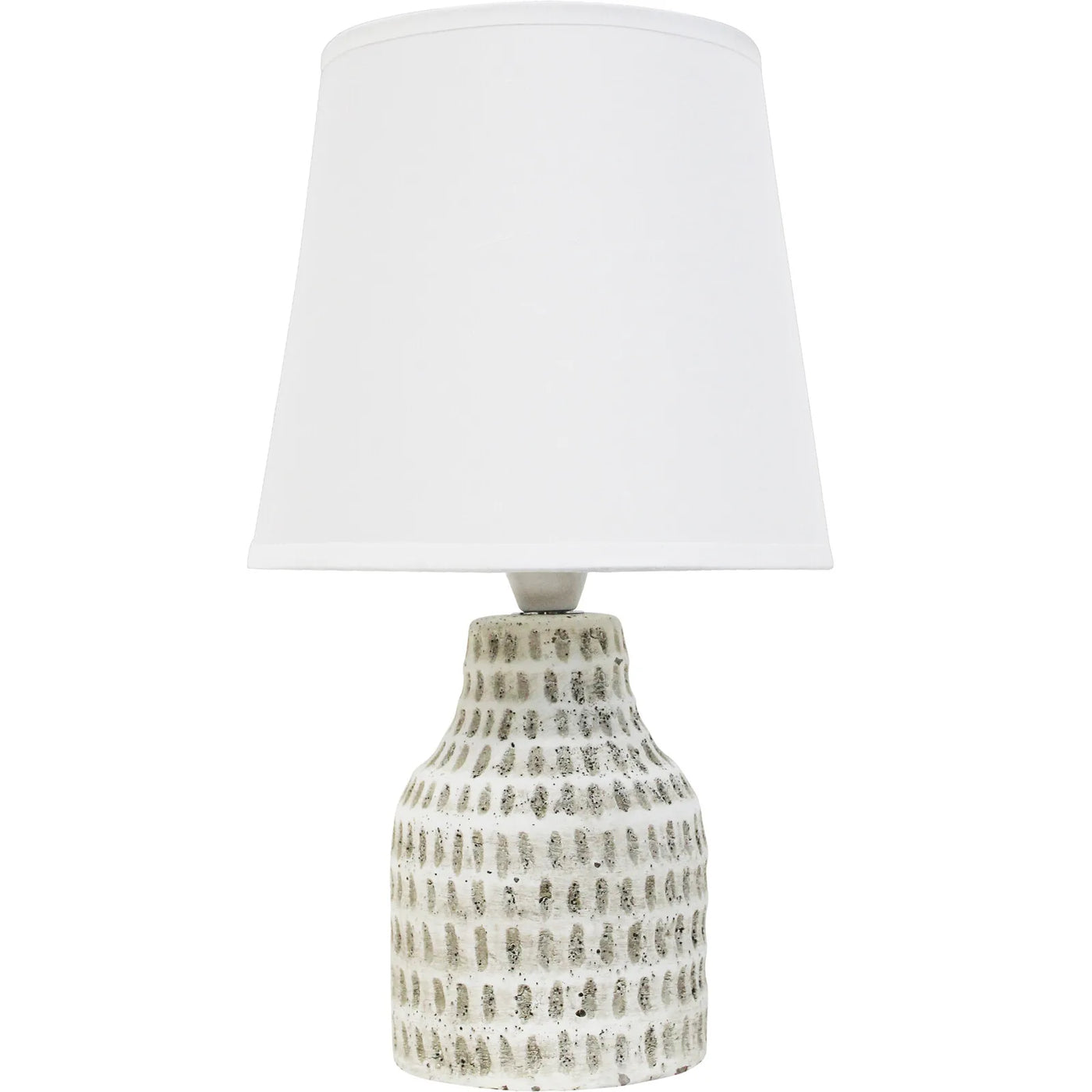 Lamp White Santorini 20x20x36cm