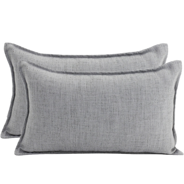 Linen Light Grey Cushion 30x50cm