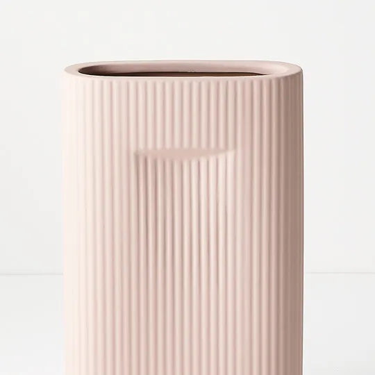 Vase Sable Light Pink 16.5cml x 26cmh