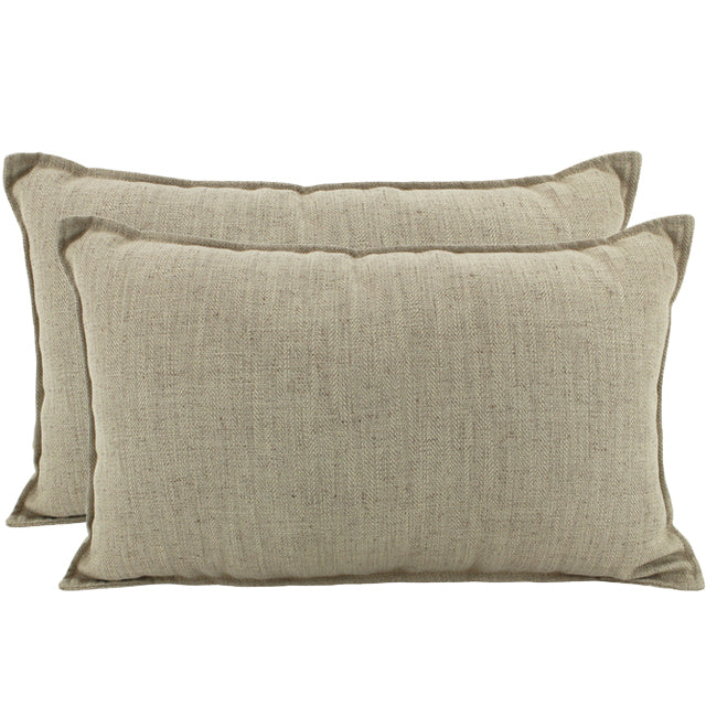 Linen Latte Cushion 30x50m