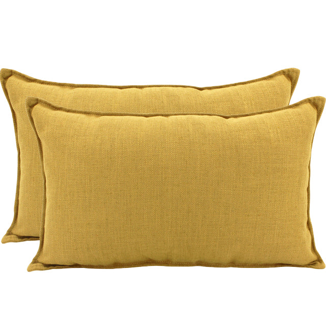 Linen Mustard Cushion 30x50cm