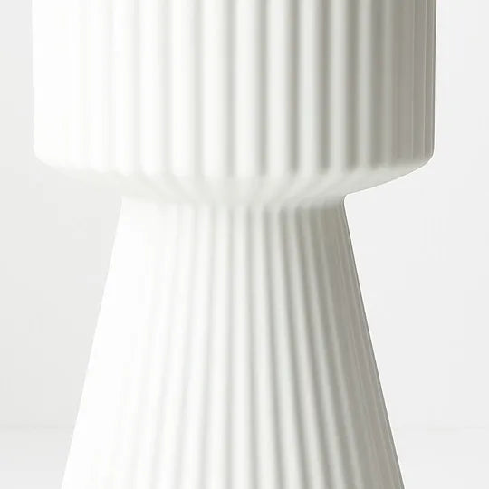 Vase Degana White 29cmh x 15cmd