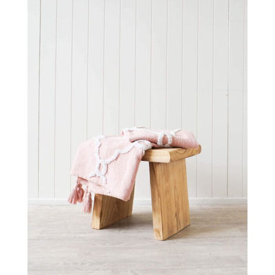 Throw - Pattern - Pink - 125x150cm