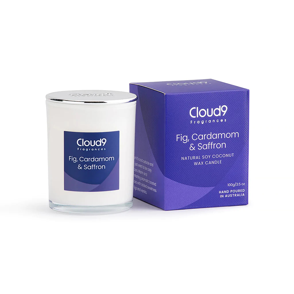 Fig, Cardamom & Saffron Candle Small 100g