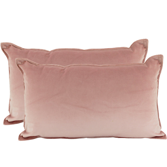 Velvet Cushion Pink 30x50cm