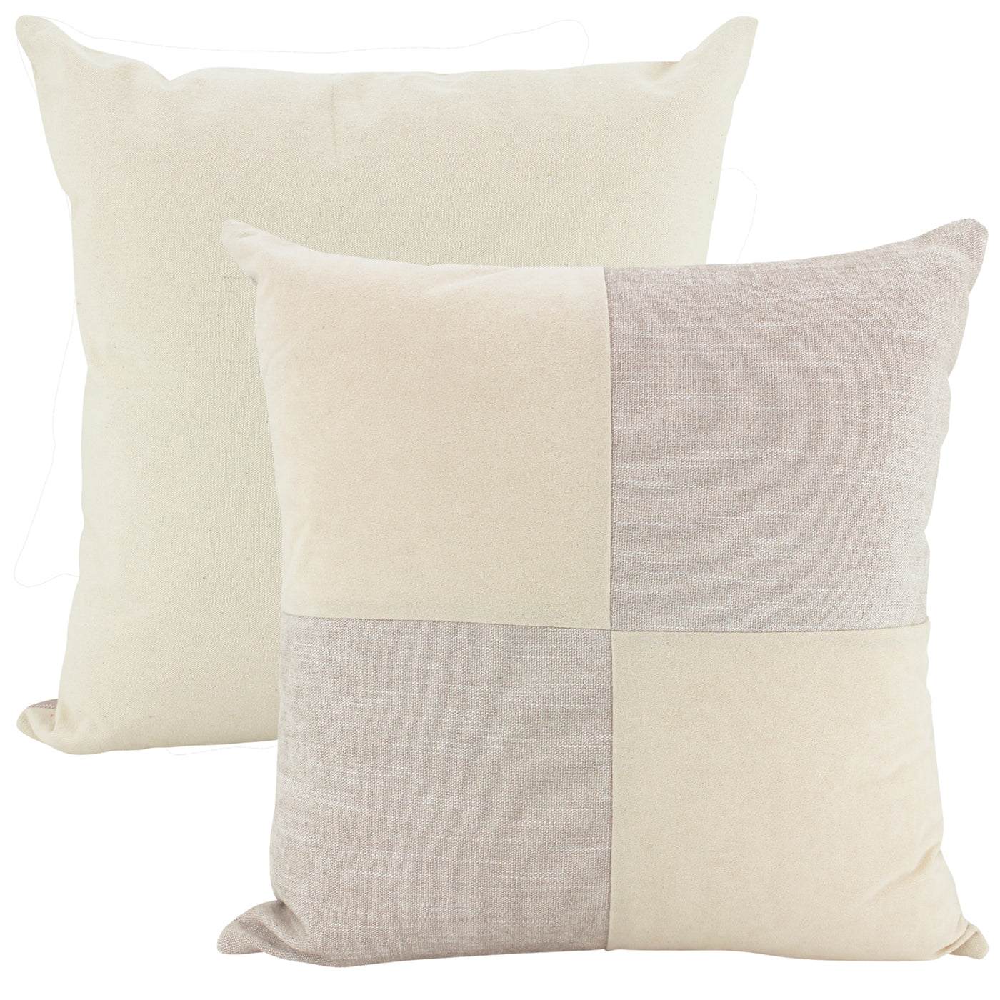 Quartered Cushion 50x50 Neutrals