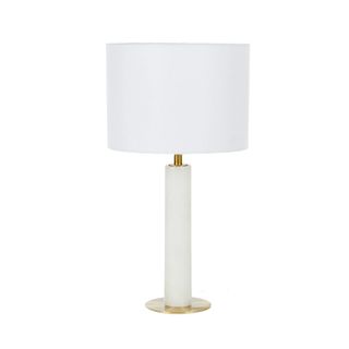 Aldora Marble Lamp 25x47cm White/Gold
