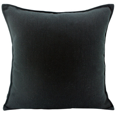 Linen Black Cushion 45x45cm