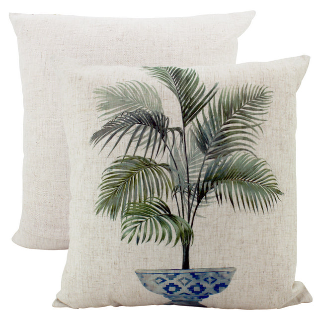 Hacienda Potted Palm Cushion 50x50