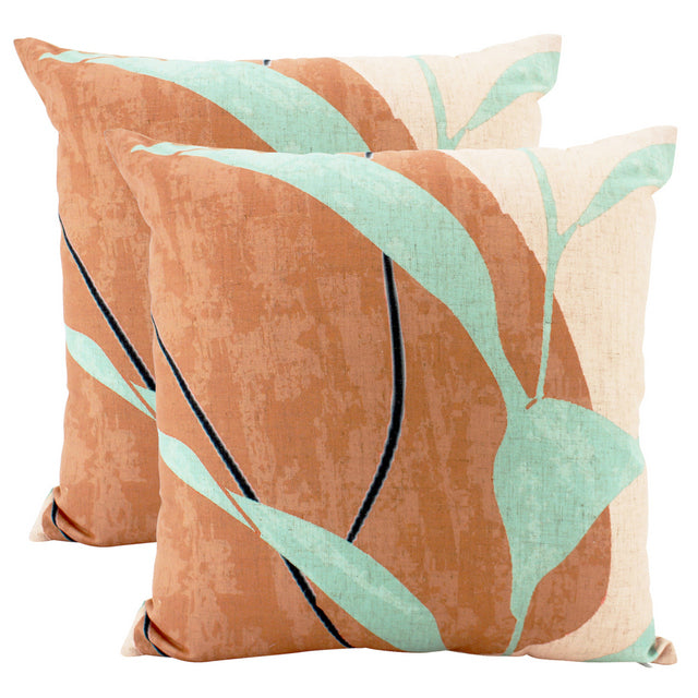 Rafe Greenery Linen Cushion 50x50