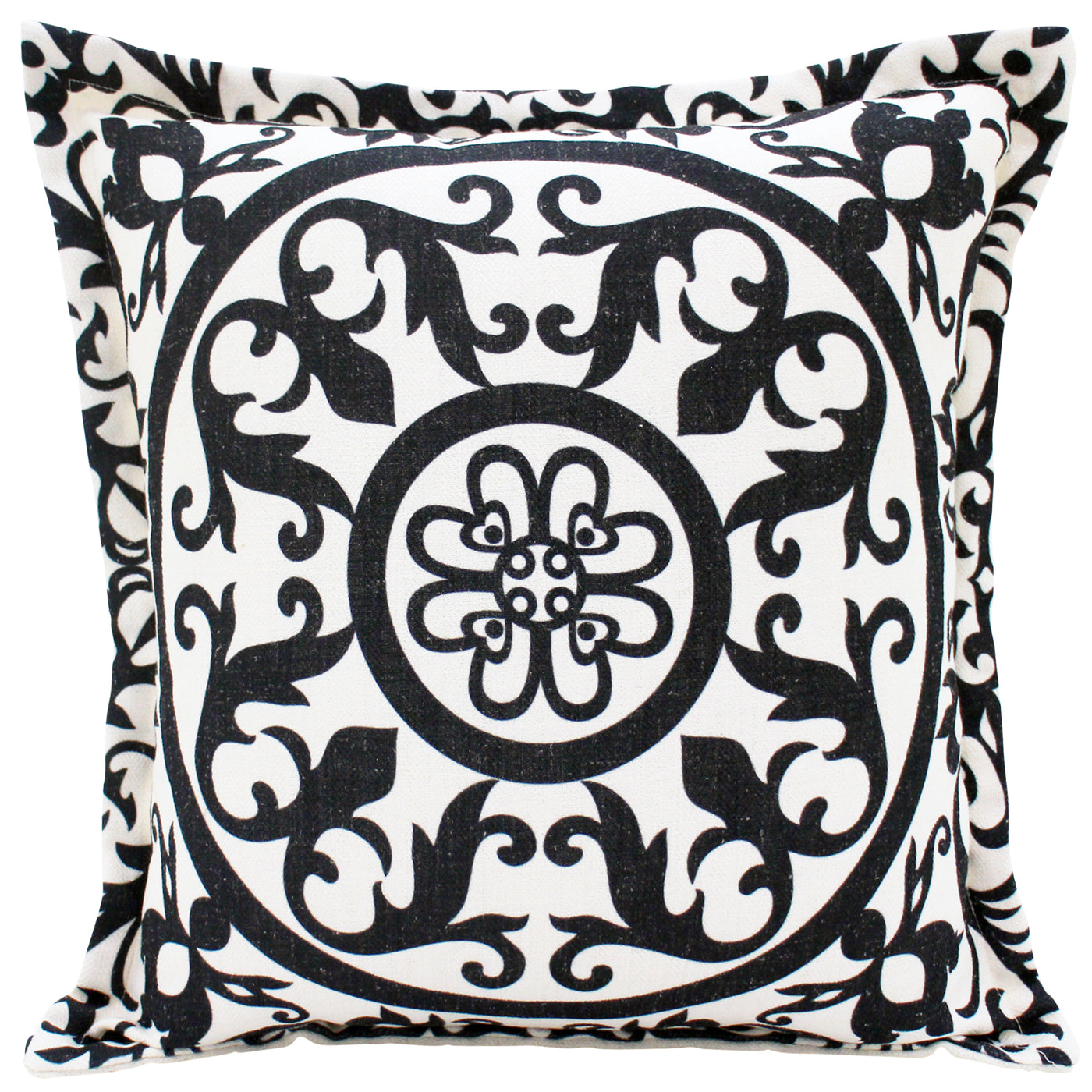 Black Cape Linen Cushion 50x50cm