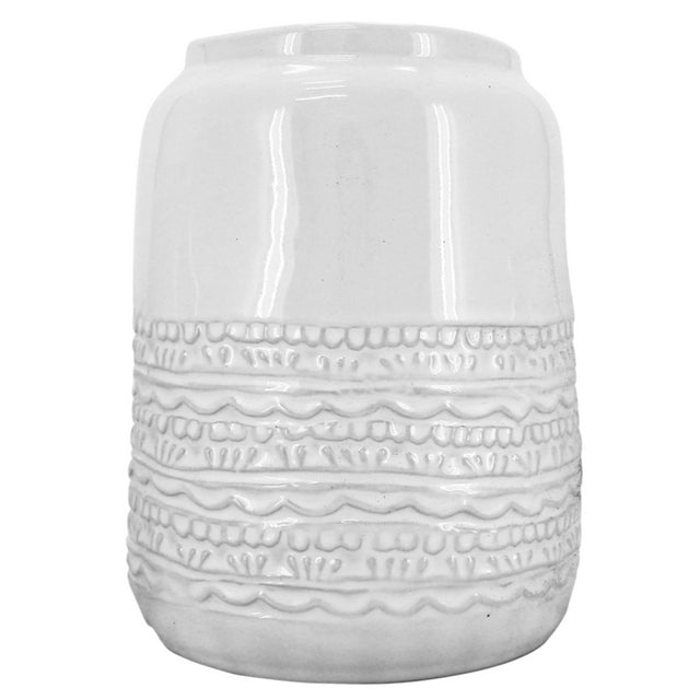 Charity Vase 12x17 White