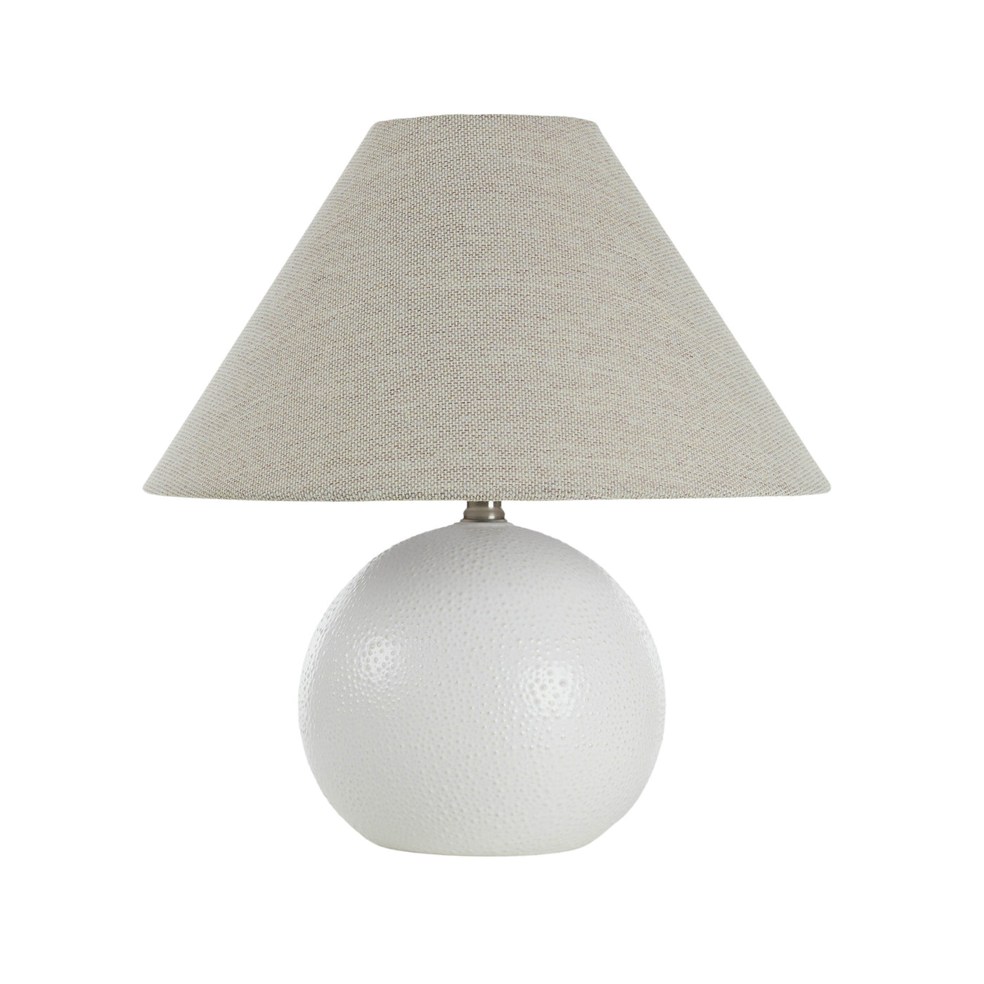 Kimoni Ceramic Table Lamp 40x42cm White