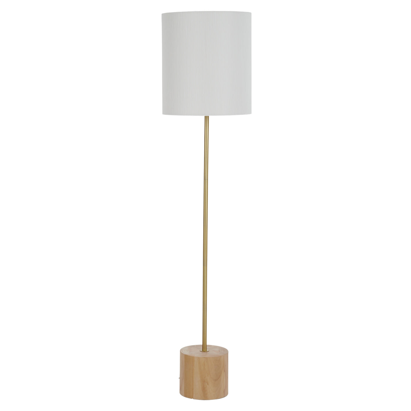 Chandi Wood Floor Lamp 35x154cm