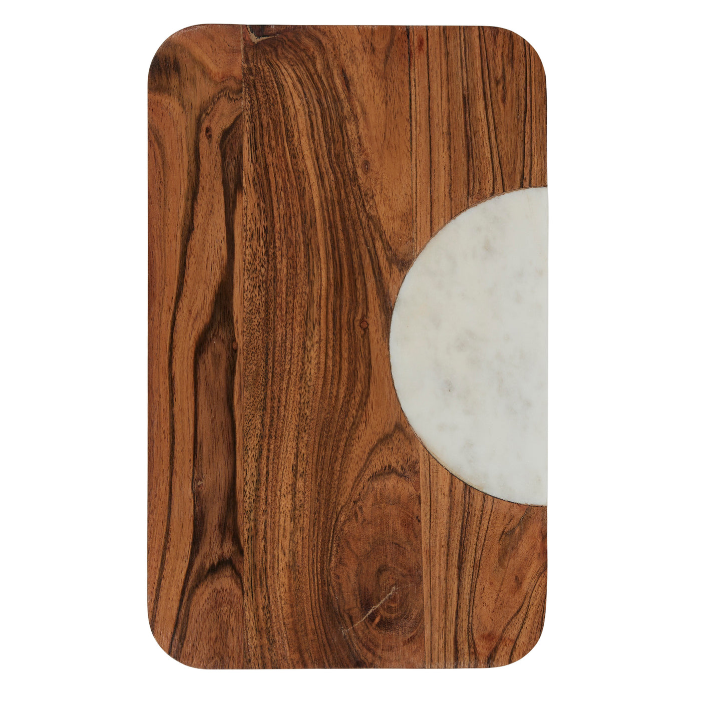 Endor Marble/Wood Board 20x32cm Natural/White
