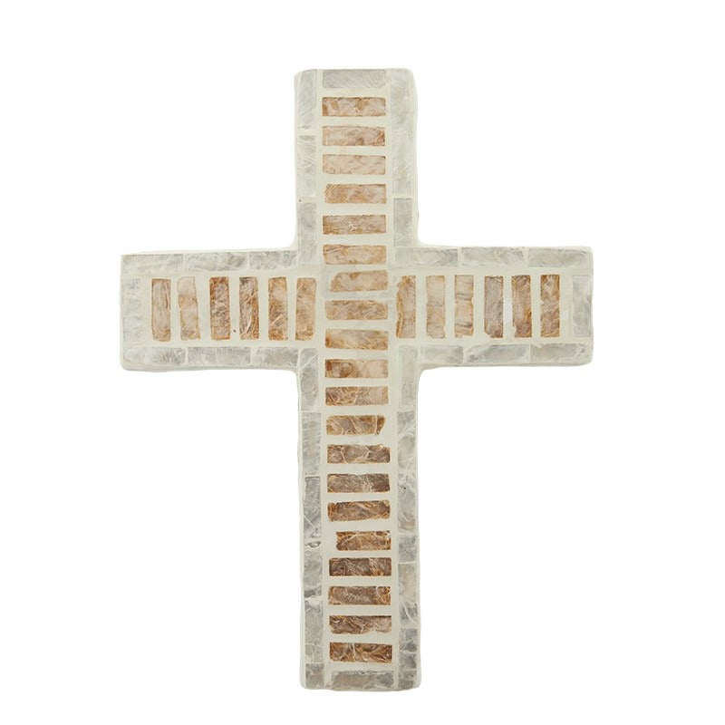 Nassau Inlay Cross 20x26cm Natural