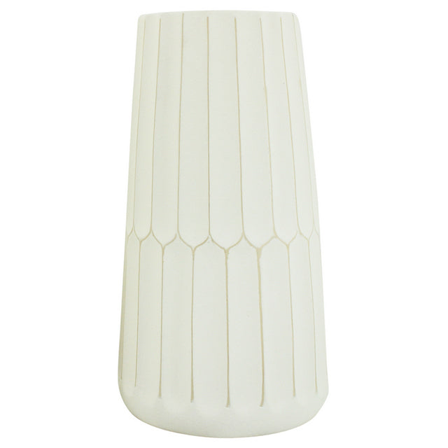 Pare Vase White 18x34cm