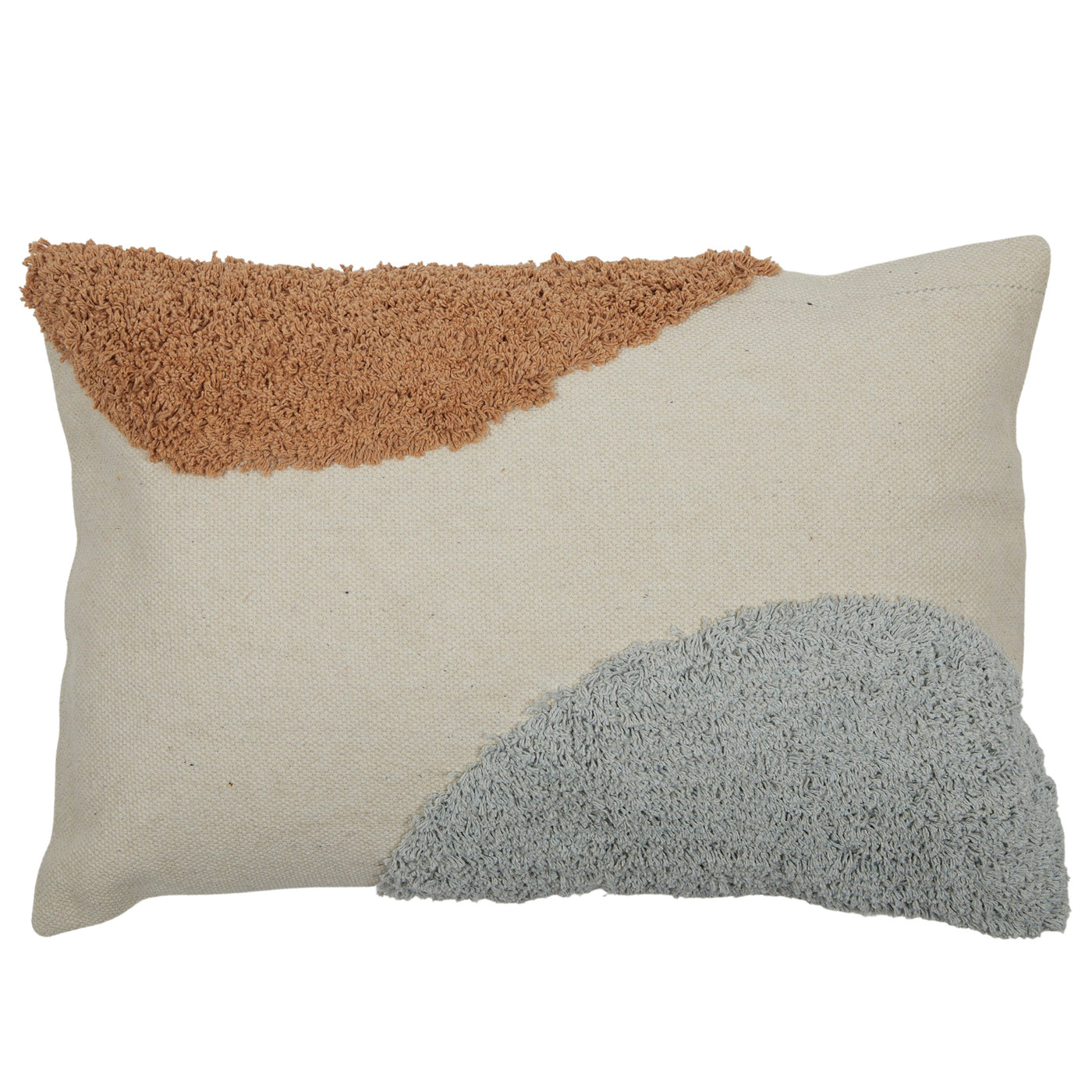 Anisah Cotton Cushion 40x60cm Tan/Mint