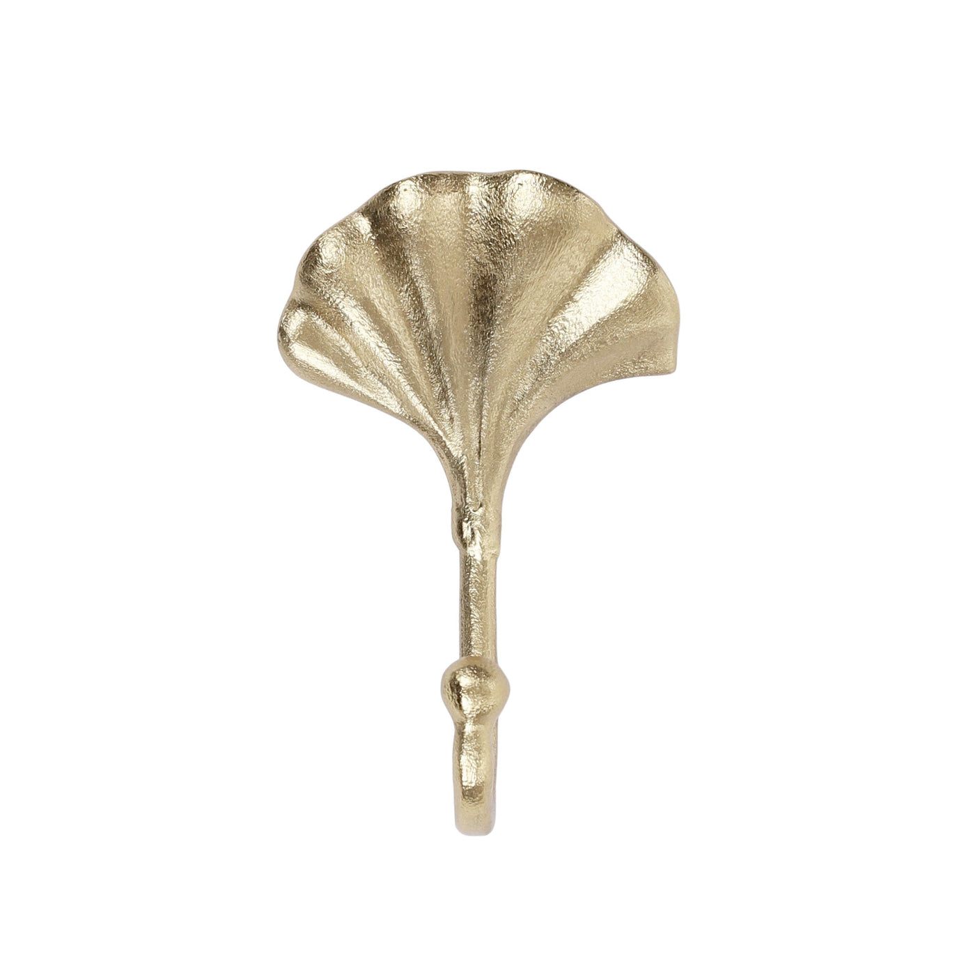 Clam Metal Wall Hook 8x13.5cm Gold