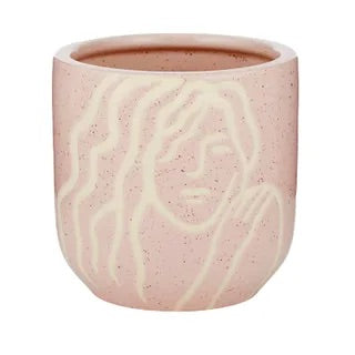 Lucien Ceramic Pot 16x16cm Pink*