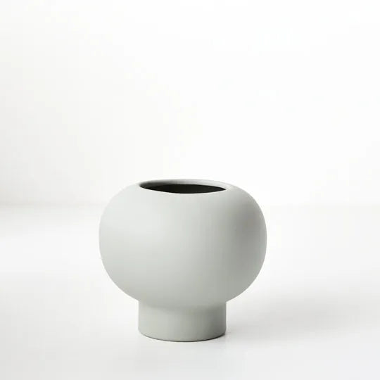 Pot Lucena Light Grey 12.5cmh x 14.5cmd