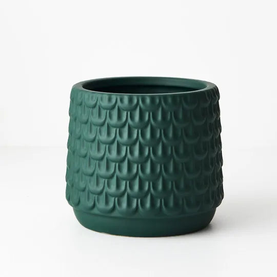 Pot Isobel 13.5cmh x 15.5cmd - Emerald