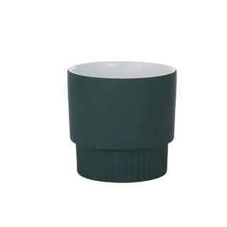 Doric Ceramic Pot 13x12.5cm Green*