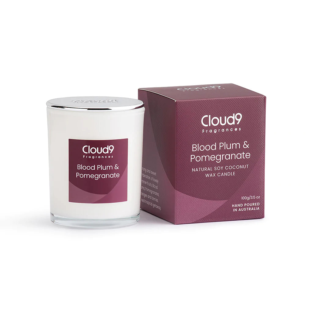 Blood Plum & Pomegranate Candle Small 100g