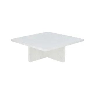 Fiora Marble Footed Board 40x15cm White