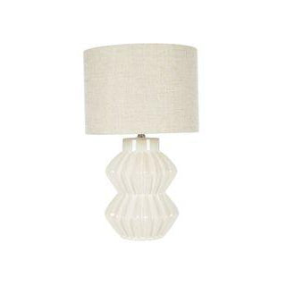 Petunia Ceramic Lamp 35.5x55cm Ivory/Rose