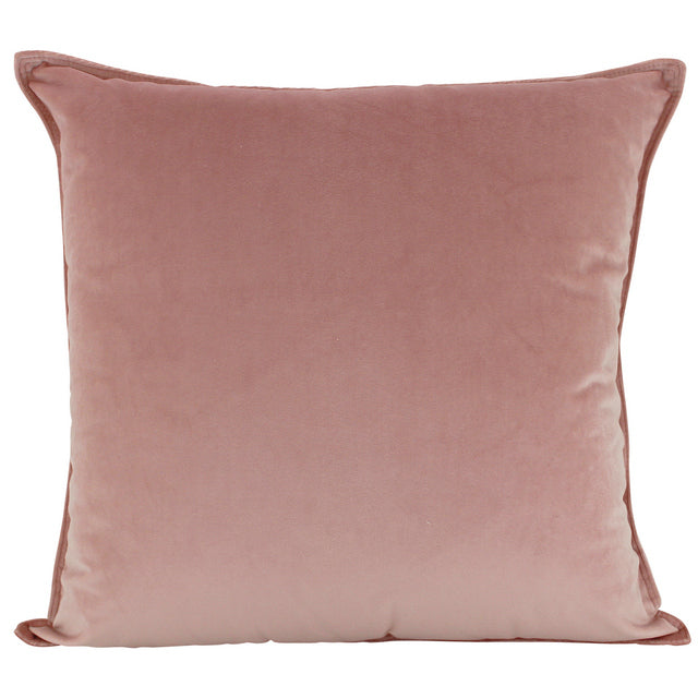 Velvet Cushion Pink 45x45cm