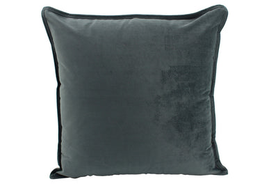 Velvet Cushion Smoke 45x45cm